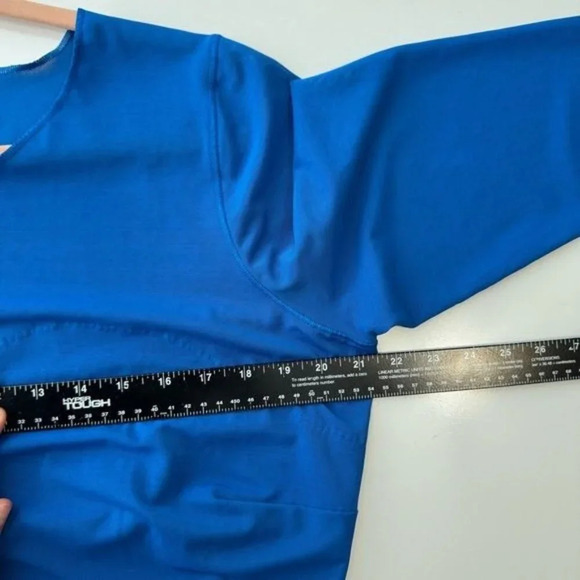 YITTY Electric Blue Long Sleeve Bodysuit - Picture 6 of 12